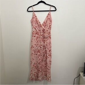lena mesh midi dress in wildflower Lena Midi Dress Ladies Kollective Thread